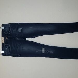 DITTOS DESTROYED DARK WASH SKINNY